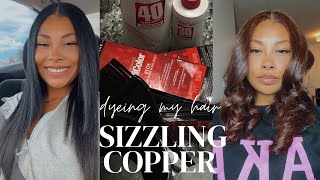 dyeing my hair copper [upl. by Ailasor896]