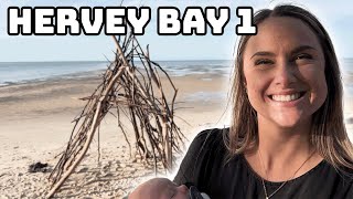 Australia 🇦🇺 Unforgettable Family Adventure at Hervey Bay Building Teepees amp Beach Bliss 🌊 [upl. by Kirtap]