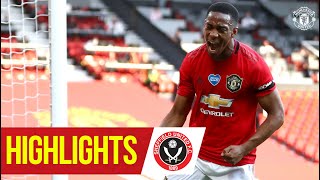 Martial hattrick seals the win  Highlights  Manchester United 30 Sheffield Utd  Premier League [upl. by Stroup]