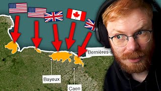 German Reacts to The DDay Landings 1944  WW2 [upl. by Yanej]