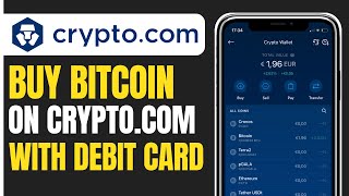 How to Buy Bitcoin on Cryptocom With Debit Card 2024 [upl. by Jacqueline]