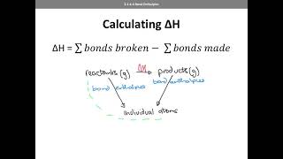 Calculating a bond enthalpy from the enthalpy change [upl. by Lozano]