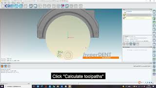 Aidite CMD 500 Software Nestting Guidance Video Perforated Crown Hyperdent [upl. by Valida]