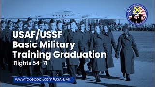 USAFUSSF Basic Military Training Graduation Ceremony Flights 5471 December 28 2023 [upl. by Ahsekad]