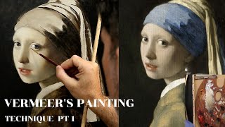 Vermeers Painting Technique Demo Pt 1 [upl. by Kip]