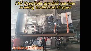 CNC deep hole gun drill machine [upl. by Adriene]