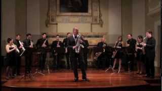 ITALIAN SAXOPHONE ORCHESTRA Oblivion  Piazzolla [upl. by Meingoldas]