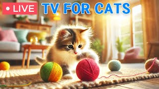 🔴 24 Hour of Cat TV😺 Soothing Music for Cats Peaceful Piano and Relaxation for StressFree Felines [upl. by Nnylcaj]