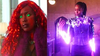 Titans Season 3x7  Starfire kill Mob Boss amp Blackfire Suit up Clip  HD Scene [upl. by Danna]