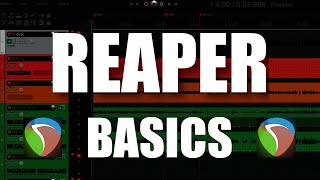 REAPER Basics  The Complete Beginner Tutorial in under 15 MINUTES [upl. by Aneekat]