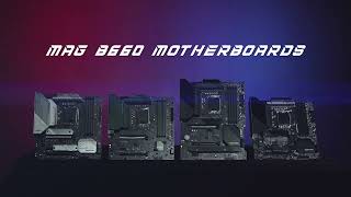 MAG B660 series motherboards  Conquer the Battlefield  Gaming Motherboard  MSI [upl. by Nyrek]