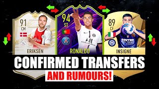 FIFA 22  NEW CONFIRMED TRANSFERS amp RUMOURS ✅😱 ft Eriksen Ronaldo Insigne… [upl. by Inalawi731]