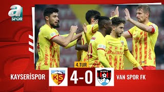 Kayserispor 40 Van Spor FK Ziraat Türkiye Kupası 4 Tur Maç  A Spor  06122023 [upl. by Elenaj]