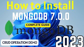 How to install MongoDB for VSCode on Windows 10 11  Complete Installation Amit Thinks [upl. by Lekar]