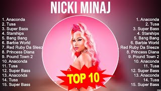 Best Songs of Nicki Minaj full album 2023  Top 10 songs [upl. by Frasch896]