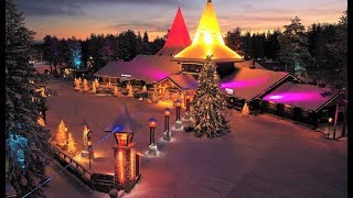 Christmas in hometown of Santa Claus Rovaniemi  Lapland Finland Santa Claus Village [upl. by Girardo]