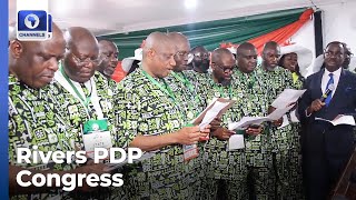 Rivers PDP Elects New Executives [upl. by Nayhr663]