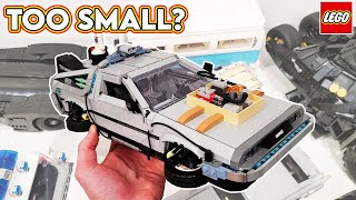 LEGO DeLorean Size Comparison Too Small [upl. by Siclari432]