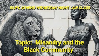 Topic Misandry and the Black Community [upl. by Wolgast]