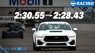 How We Saved Over 2 Seconds At Sebring in Our 2024 Mustang GT [upl. by Chrisman]