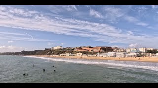 Bournemouth Zip Line Pier and Beach Walking tour in 4K Best of UK [upl. by Esoranna]