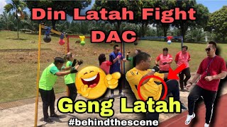 Din Latah Fight DAC  behind the scene  Geng Latah fyp melatah fypシ opocotmelatah latah lawak [upl. by Ettevol]