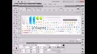 CSS Sprite Maker extension for Adobe Fireworks  screencast [upl. by Cchaddie]