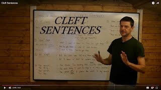 Cleft Sentences [upl. by Ashton563]