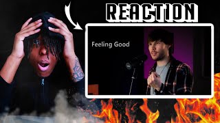 Improver  Feeling Good Beatbox Cover  REACTION  iM AMAZED [upl. by Finn]