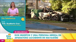 Exceso de velocidad provocó accidente en el que murieron dos jóvenes en Mayagüez [upl. by Cosme]