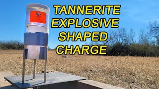 Will Tannerite Explosive Work In A Shaped Charge [upl. by Erialcyram455]