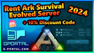 Ark Survival Evolved Server Rental in 2024  Discount  Server Settings  Cluster  Gportal [upl. by Unders]