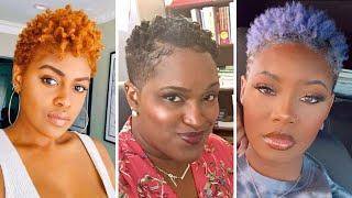 60 Unique Short hairstyles for black women 2023 [upl. by Akienom862]