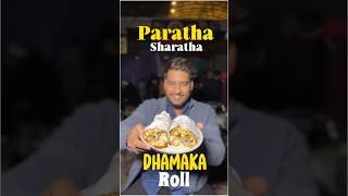 Lahore biggest Dhamaka Paratha Roll ytshorts shorts shortsfeed trending viralvideo pakistani [upl. by Ahsi488]