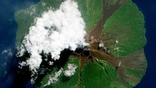 The Active Volcano in Papua New Guinea Manam [upl. by Lapides445]