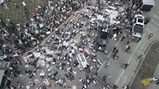 Driver Attacks ProPalestine Rally in Minneapolis [upl. by Artenak]