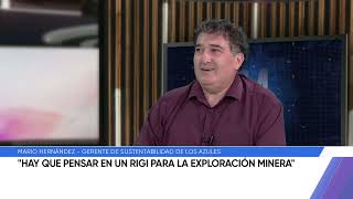 Mario Hernández quotHay que pensar en un RIGI para la exploración mineraquot [upl. by Mahon]