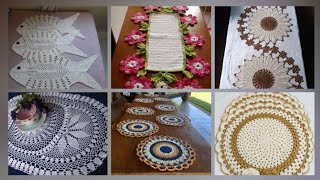 Most Beautiful Colorfull And Amazing Crochet Table Runner And Table Clothes Design Idea [upl. by Eanel918]