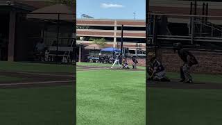 Leadoff double over left fielder [upl. by Moretta376]