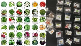 45 Varieties Vegetable Seeds [upl. by Assilav]