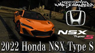 NFS Most Wanted2022 Honda NSX Type S mod [upl. by Janiuszck]