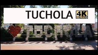 Tuchola  Poland in 4K walking tour [upl. by Ardnaiek]