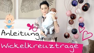 Babytragetuch  So binde ich es  Warum ich ein Tragetuch und keinen Kinderwagen benutze [upl. by Zabrine]