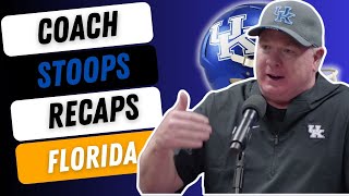 Kentucky Wildcats Football Coach Stoops Recaps Loss to Florida [upl. by Etyam345]