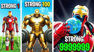 Weakest To STRONGEST IRONMAN In GTA 5 [upl. by Clabo]