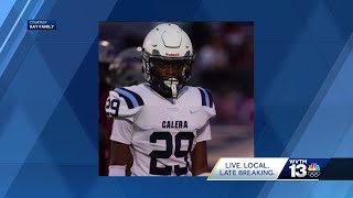 Calera High School Football player dies in car crash [upl. by Ariaic]