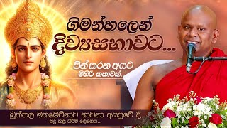 ගිමන්හලෙන් දිව්‍යසභාවට  පින් කරන අයට මිහිරි කතාවක්   Venerable Welimada Saddaseela Thero [upl. by Ycinuq574]