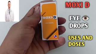 MOXIFLOXACIN EYE DROPS  MOXI D EYE DROP HINDI [upl. by Arhat]