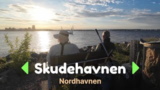 Skudehavnen Nordhavn Havørred Fluefiskeri August [upl. by Justinn256]