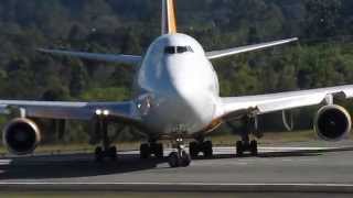 Boeing B7474F takeoff from Rionegro [upl. by Oderfodog]